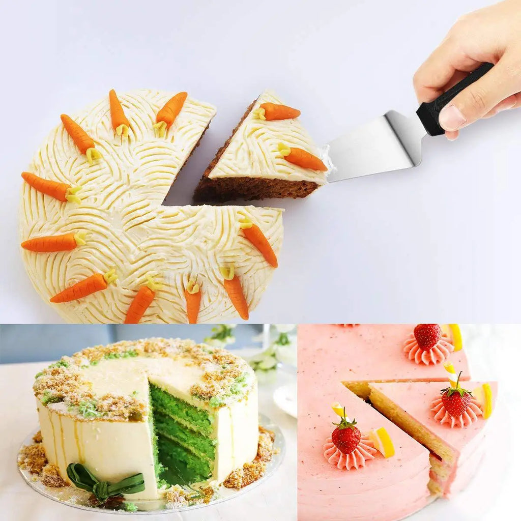 74-Piece Cake Decorating Kit – Turntable, Tips & Piping Bags