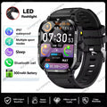 Military Smartwatch 2.01" HD Bluetooth Call Waterproof | Men