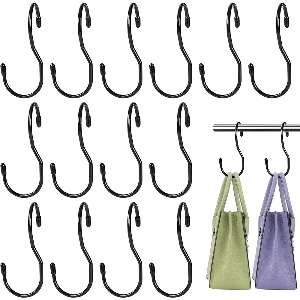 4-Pack Purse Hangers for Closet | Twist Design Bag Hooks