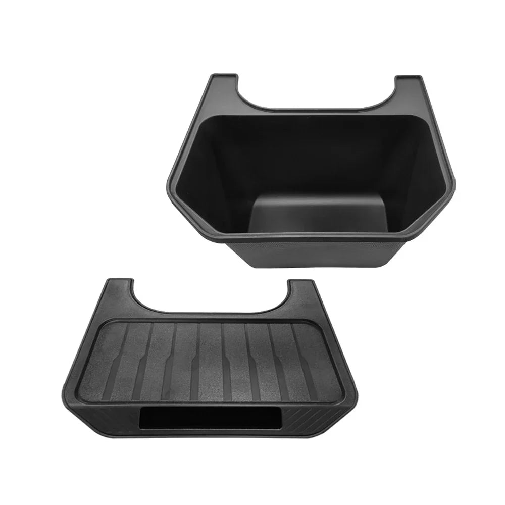 Tesla Model Y Rear Seat Storage Box Under Air Vent Case Trash Can