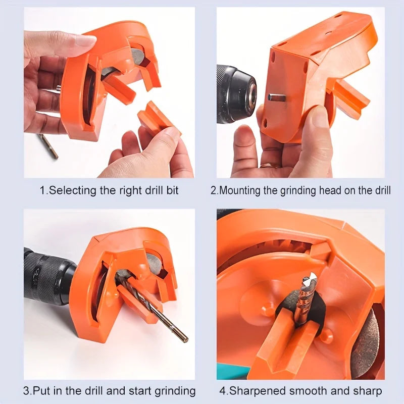 Twist Drill Bit Sharpener 2–16mm | Diamond Grinding Tool