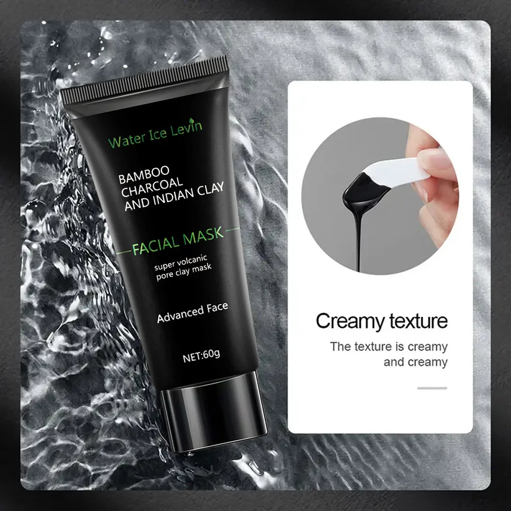 Bamboo Charcoal Black Peel Mask – Deep Cleanse & Oil Control
