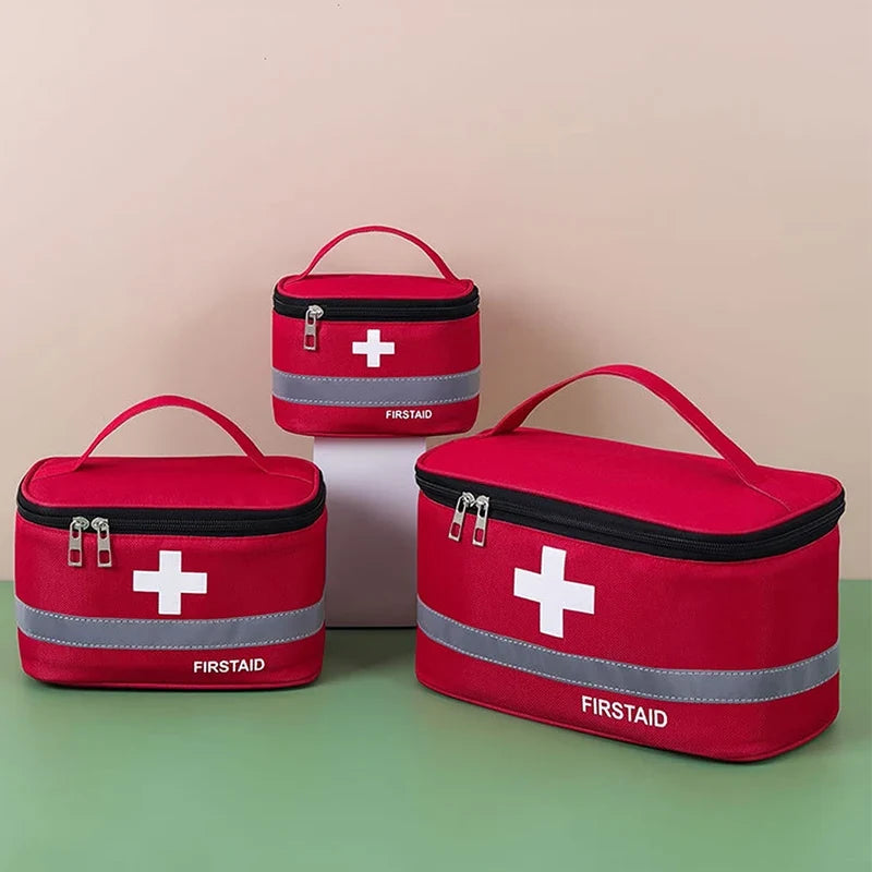 Portable First Aid Travel Medicine Medication Storage Bag
