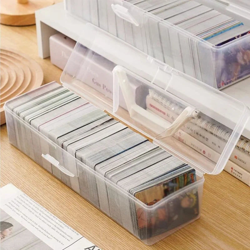 Transparent Idol Photo Storage Case Plastic Kpop Albums Photocards