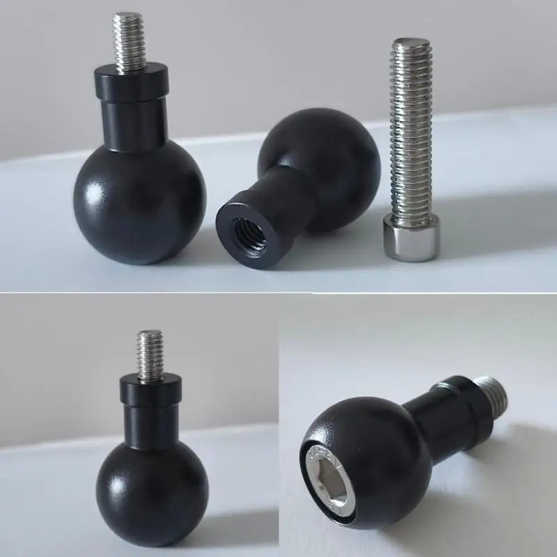 Motorcycle Camera Ball Head Mount Connector M6 M8 M10 Screw