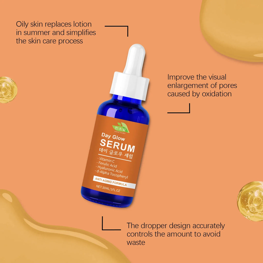 Vitamin C & Hyaluronic Acid Face Serum – Brighten & Hydrate
