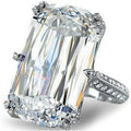 Huitan Luxury Cubic Zirconia Claw Ring – Women's Cocktail Ring