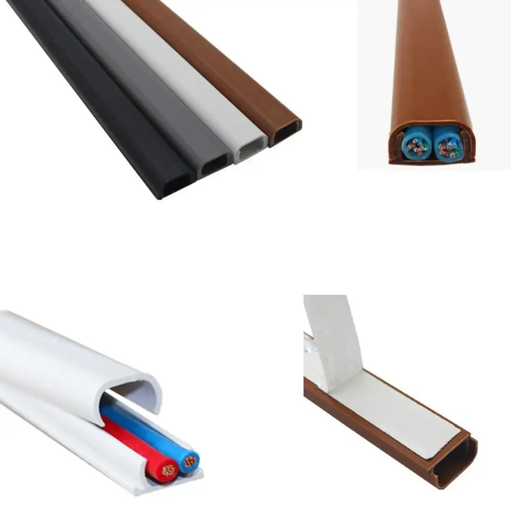 Self-adhesive Floor Cord Cover Anti-extrusion Protector Extension