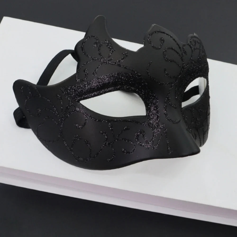 Couple Masks Lace Women Mask Men Painted Half Face Eye Party