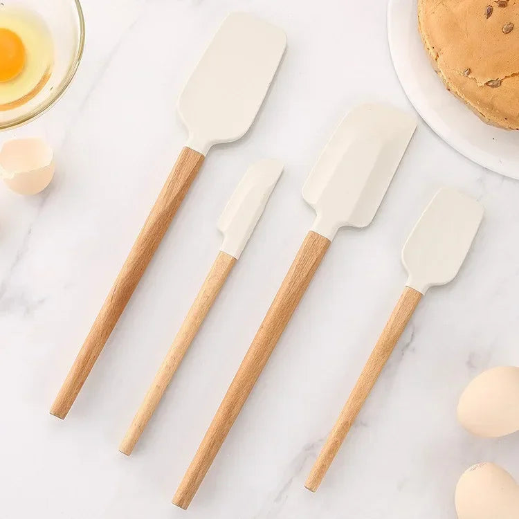 Food Grade Silicone Spatula Set – Heat-Resistant Baking Tools