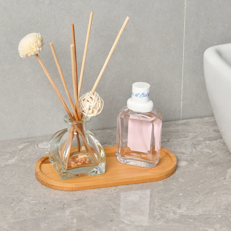 Wooden Bathroom Vanity Tray – Soap & Organizer Holder
