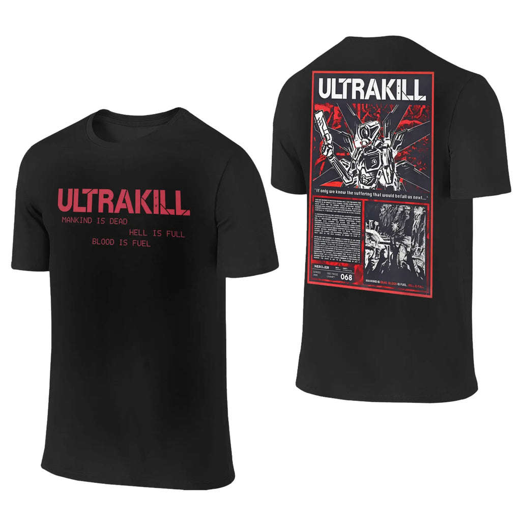 ULTRAKILL Video Game T-Shirt | 100% Cotton Men's Graphic Tee