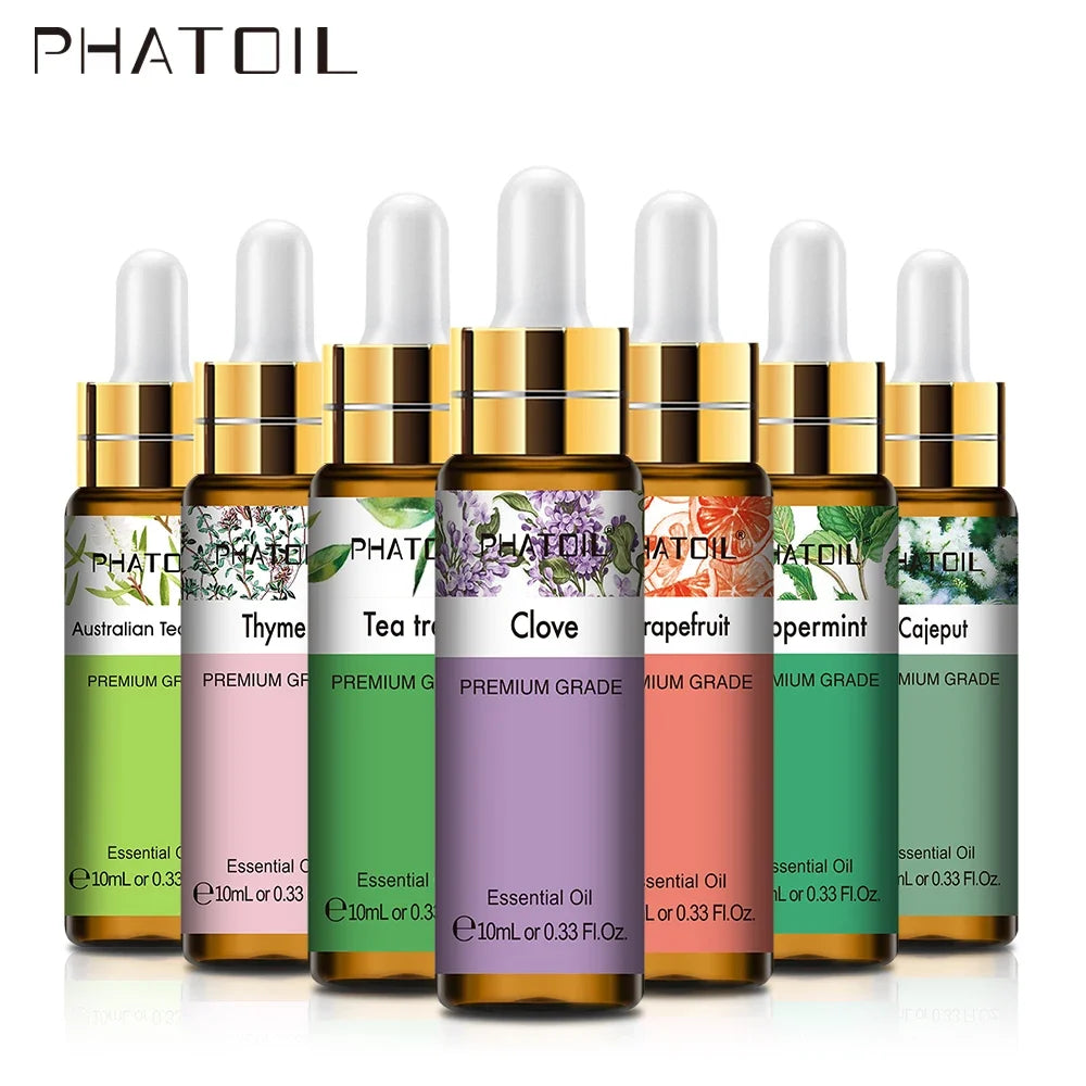 PHATOIL 10ml Pure Essential Oil – Diffuser, DIY & Aromatherapy