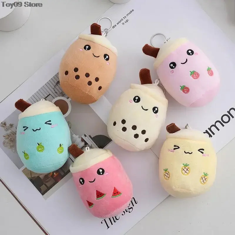 Stuffed Dolls Plush Toys Blueys Soft Pillow Cushion Milk Tea Plushies