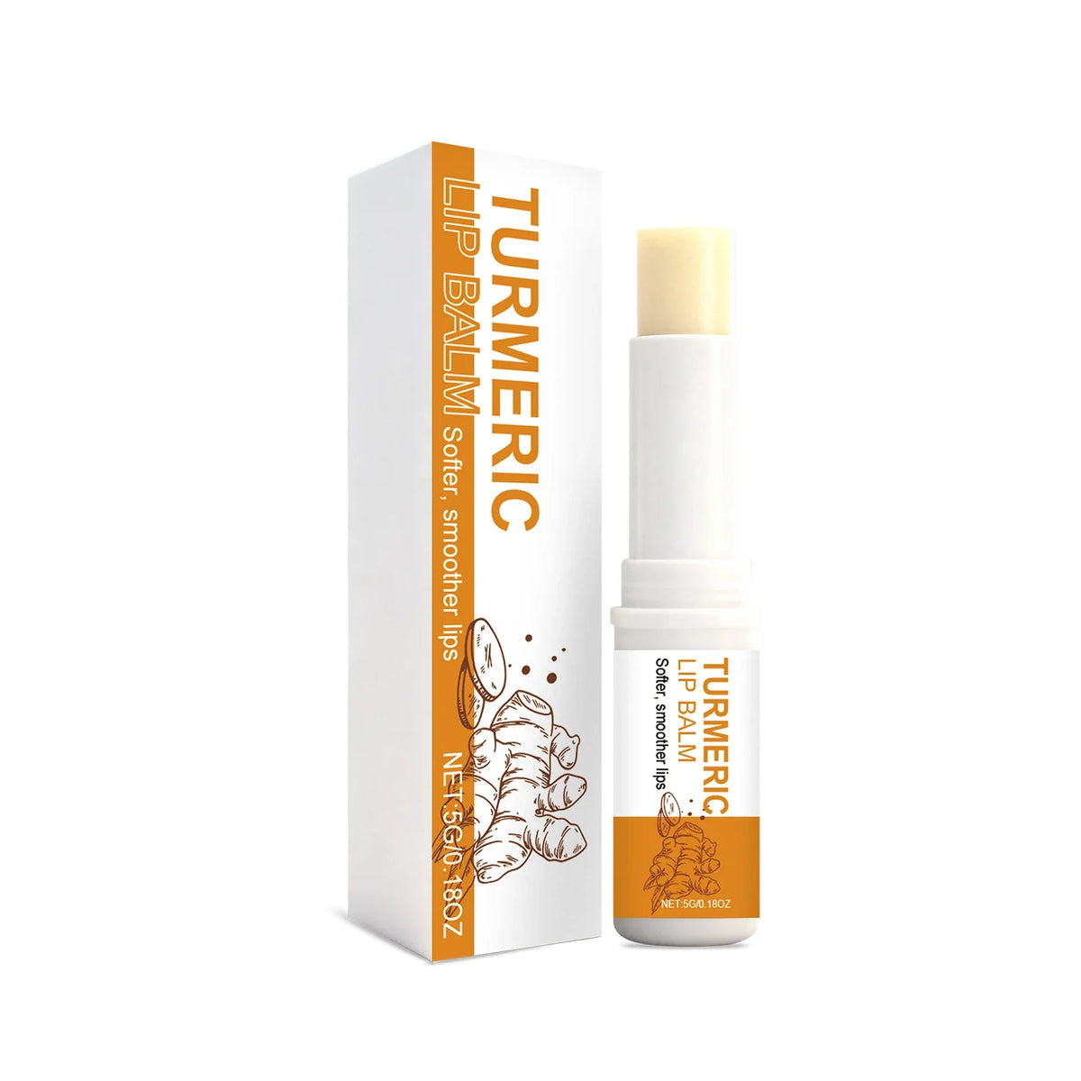 Turmeric Moisturizing Lip Balm – Exfoliate, Brighten & Repair