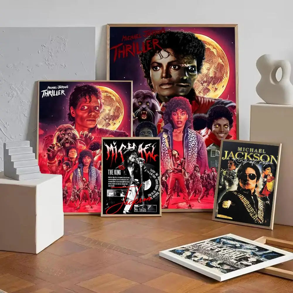 Michael Jackson Removable Wall Poster Sticker | HD Music Art Decal