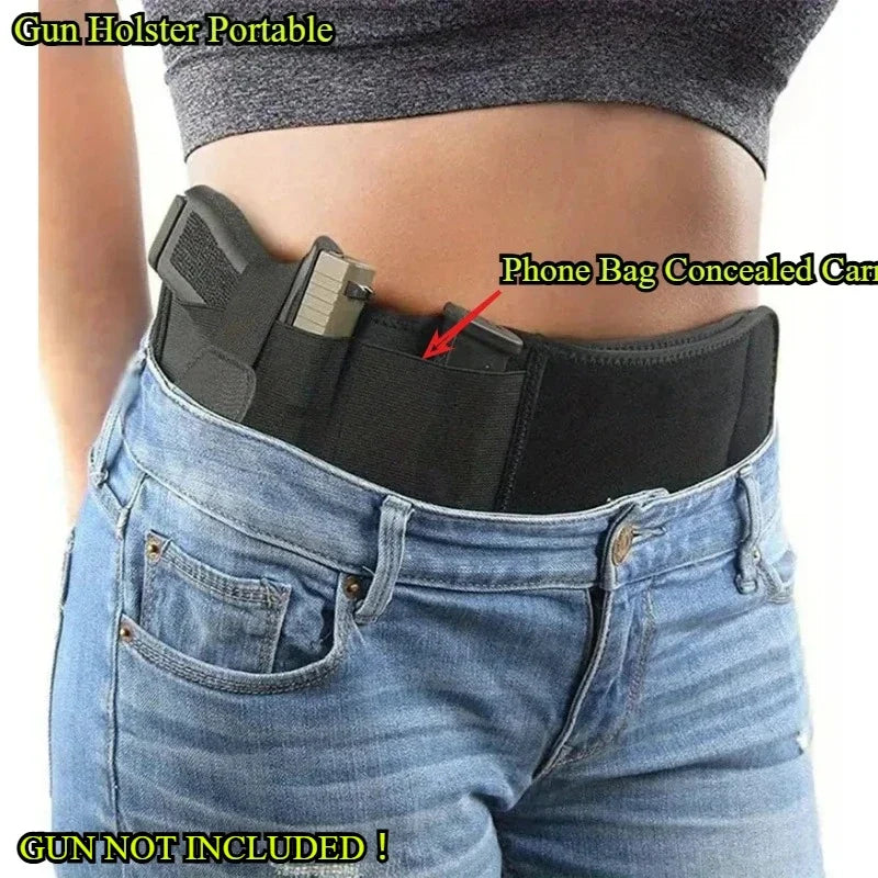 2026 Tactical Waist Band Belt Outdoor Hunting Fitness Gun Holster