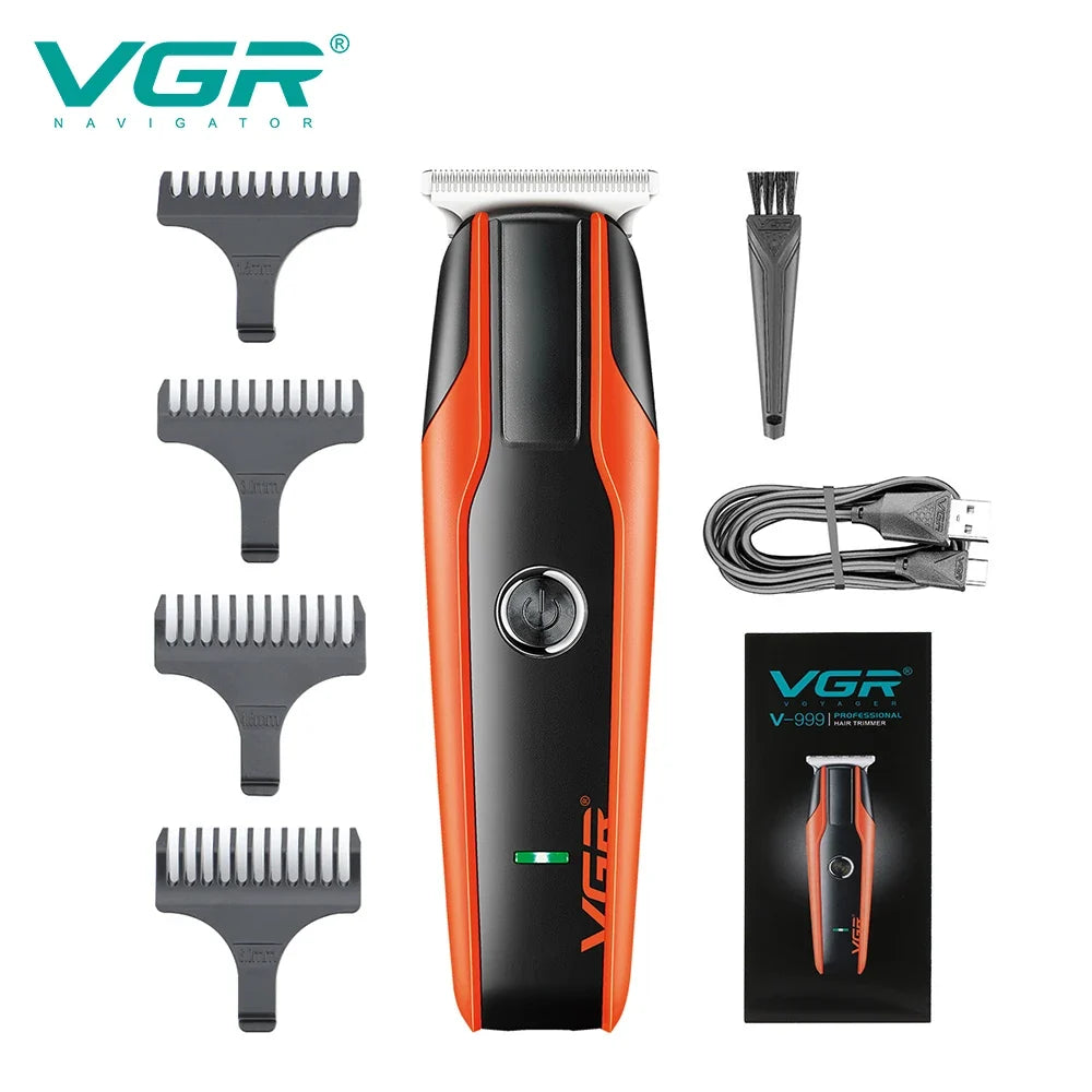 VGR V-999 USB Rechargeable Electric Hair Clipper & Trimmer