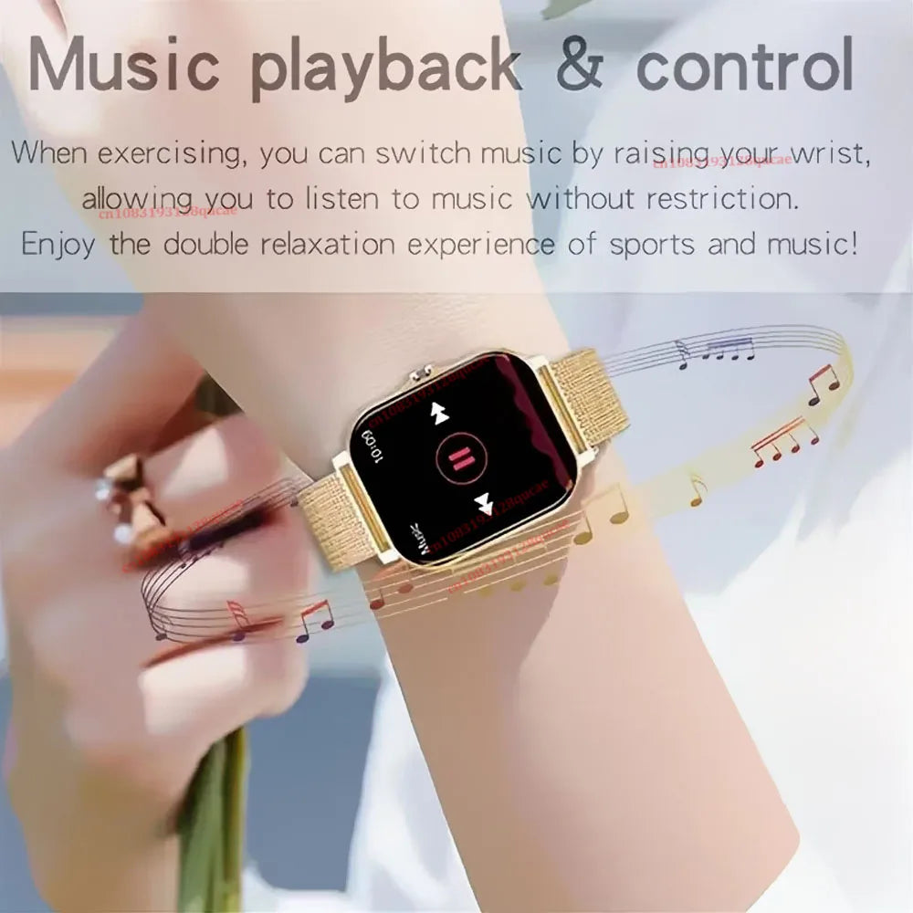 2026 Smart Watch Men Women Full Touch Screen Sport Fitness Bluetooth