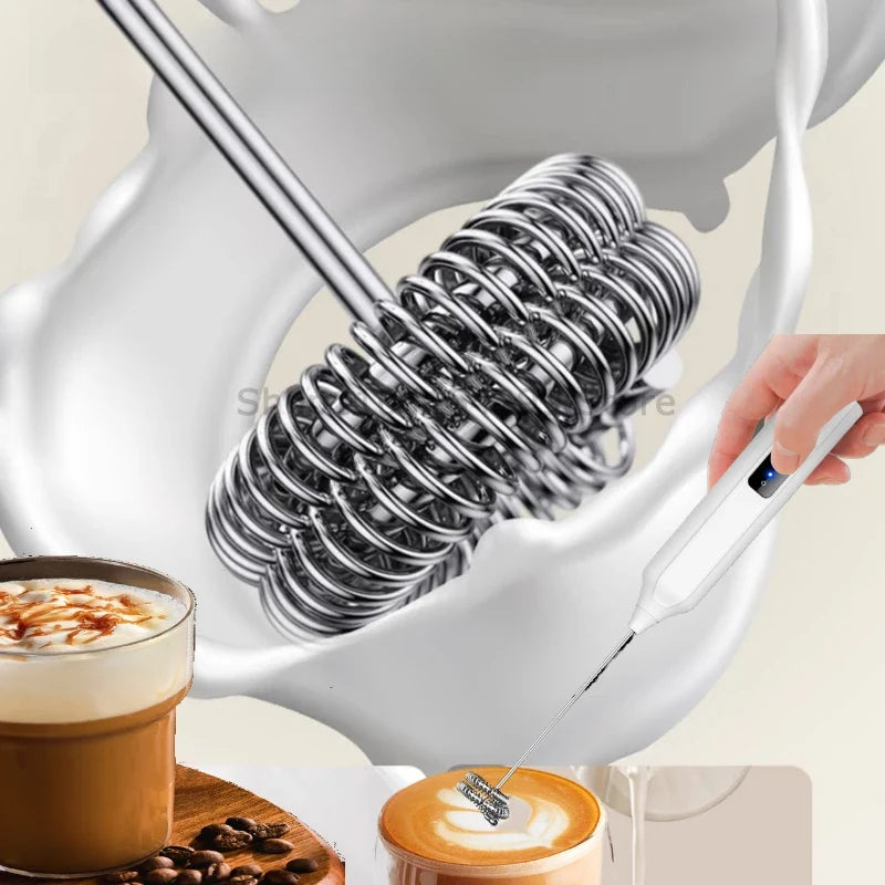 Handheld Electric Milk Frother & Egg Beater | Mini Portable