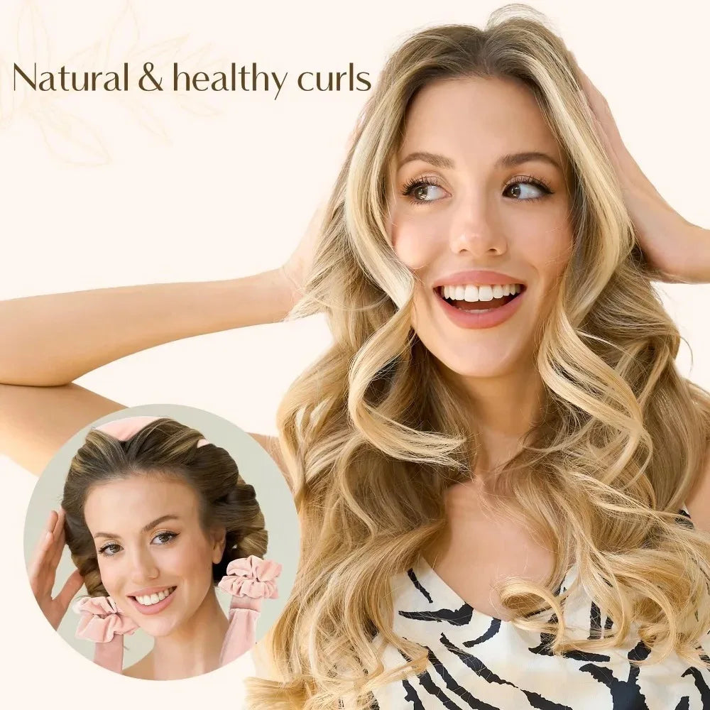 Heatless Hair Curler Set – Overnight Curls, No Heat Damage
