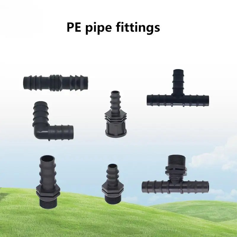 20-Pc Drip Irrigation Connector Kit – 16mm & 20mm Tees, Elbows