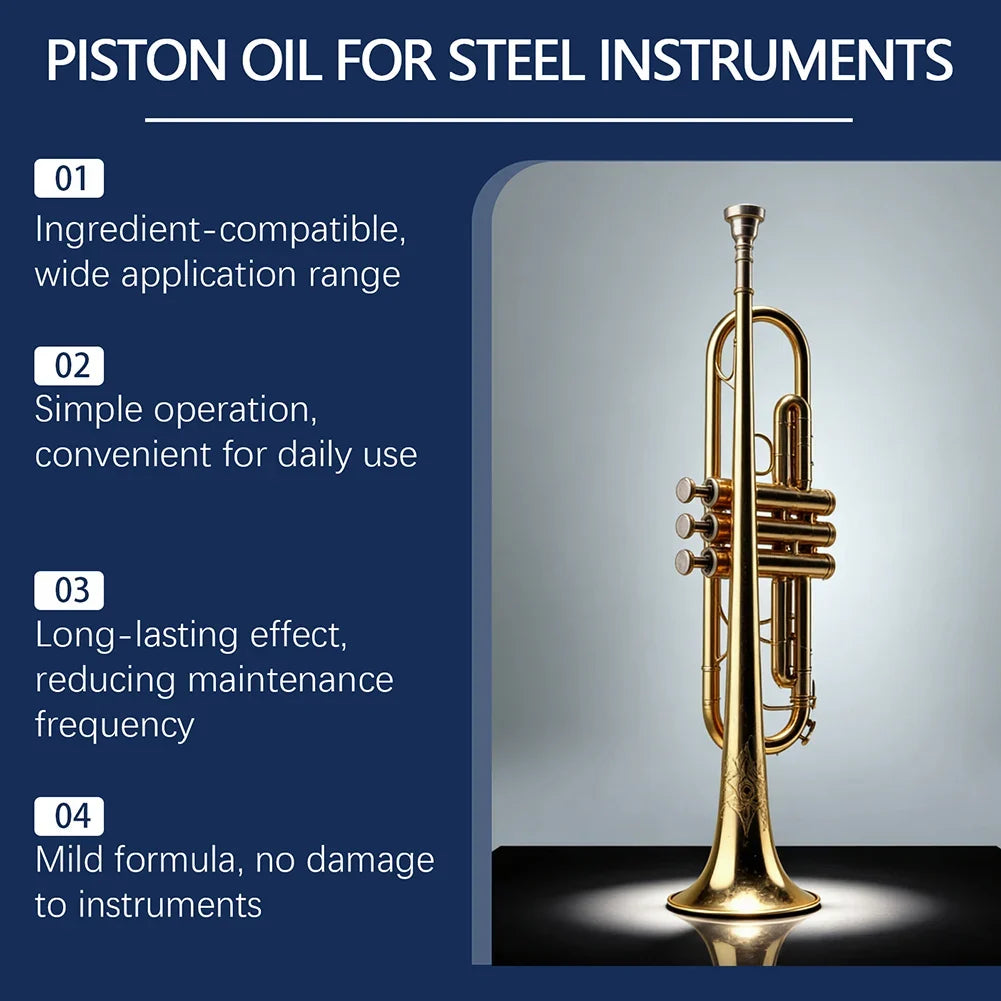 Professional Trumpet Valve Oil | Brass Instrument Piston Lubricant