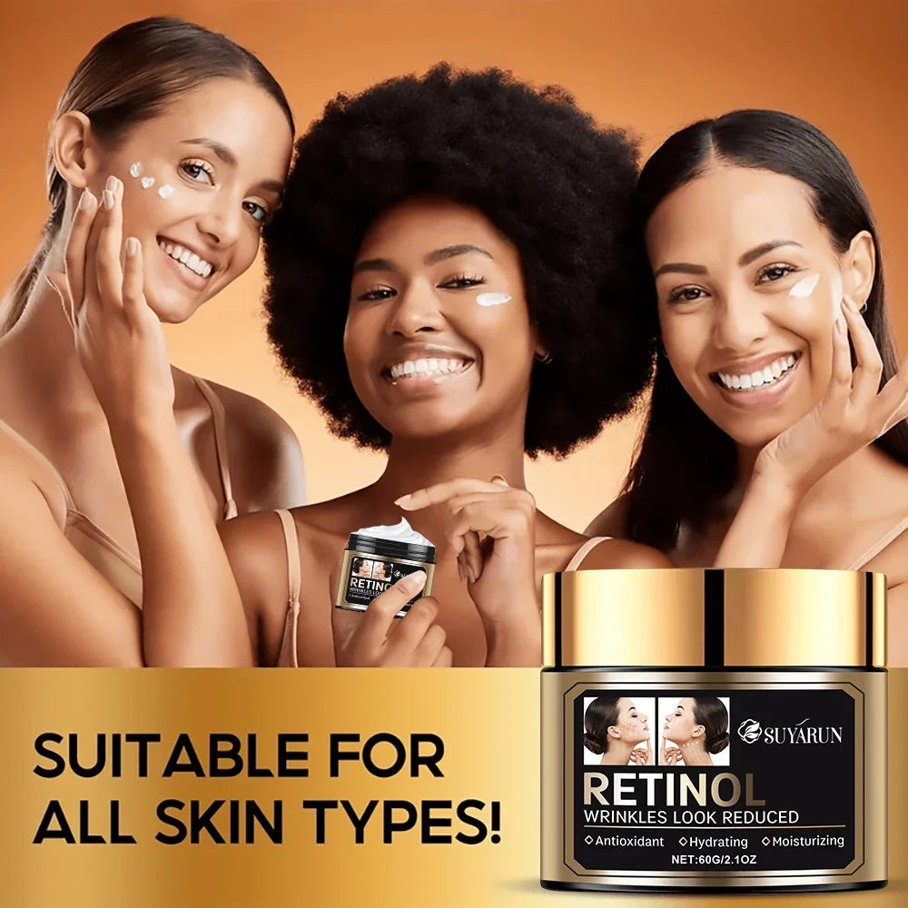 SUYARUN Retinol Face Cream – Hyaluronic Acid & Vitamin E