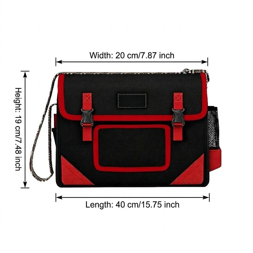 Large Oxford Tool Bag – Multi-Pocket Electrician Organizer