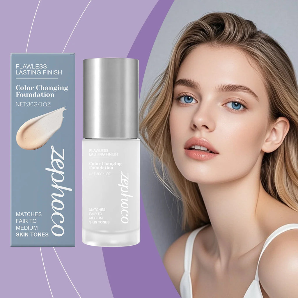 Color-Changing Cream Foundation – Lightweight & Hydrating
