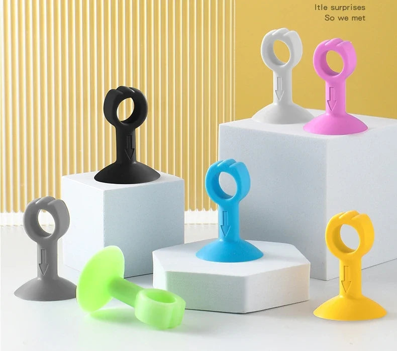 Silicone Suction Cup Door Stoppers & Wall Protectors