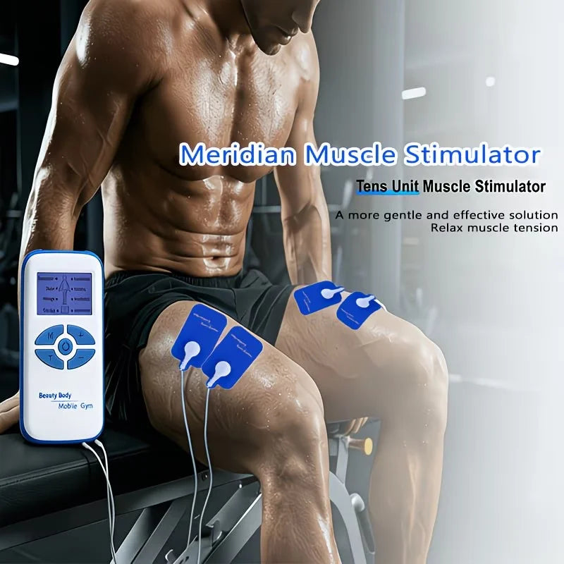 Portable Digital Massager – 4 Pads, Multiple Modes | Back & Waist