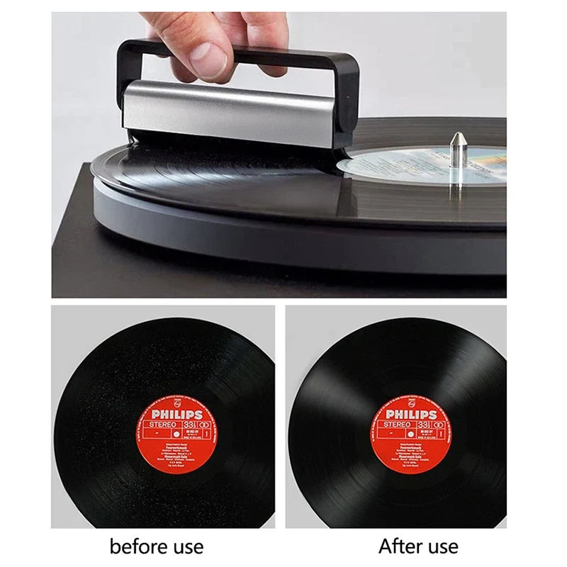 Anti-Static Carbon Fiber Vinyl Record Cleaning Brush for LP