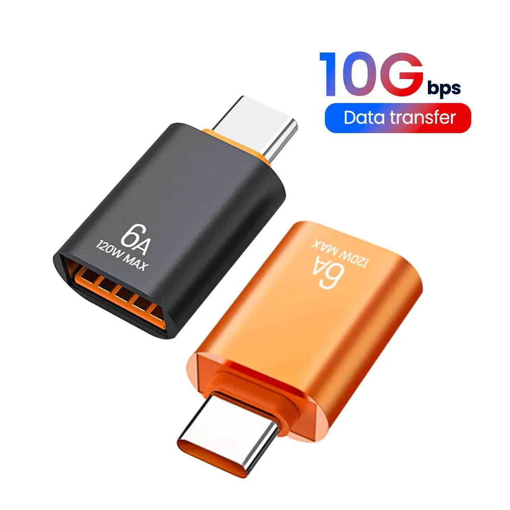 USB 3.0 to USB-C OTG Adapter | 6A Fast Charging & Data Transfer