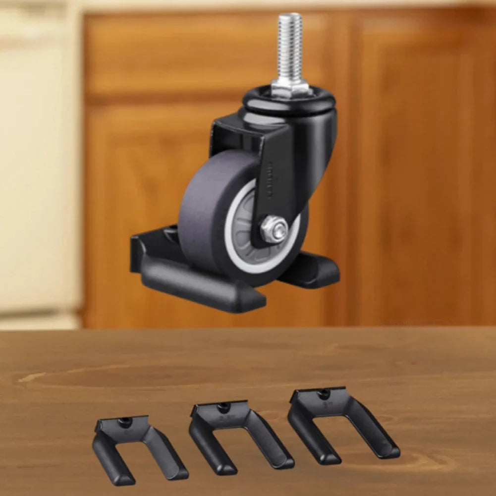 Plastic Furniture Coasters Chair Wheel Stopper Roller Feet Legs