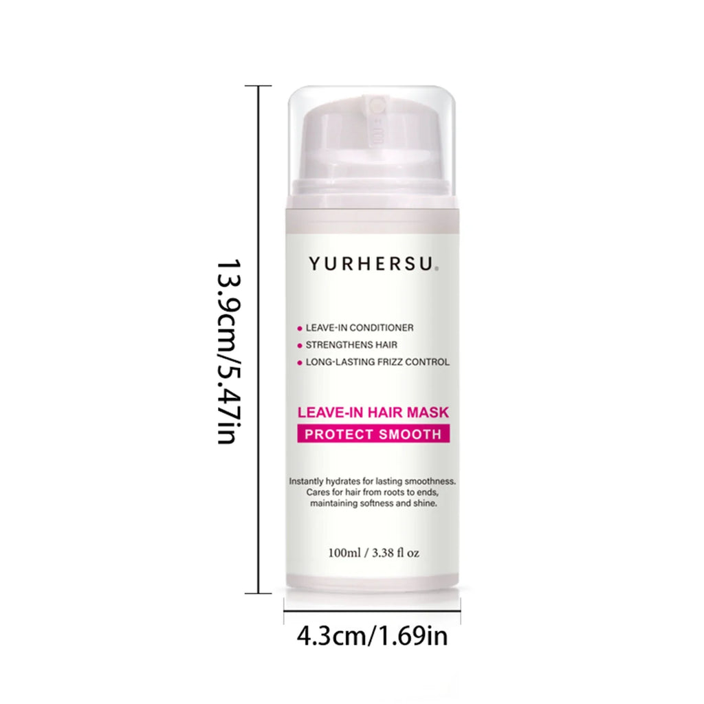 YURHERSU No-Wash Hair Mask – Smooth, Lightweight & Non-Greasy