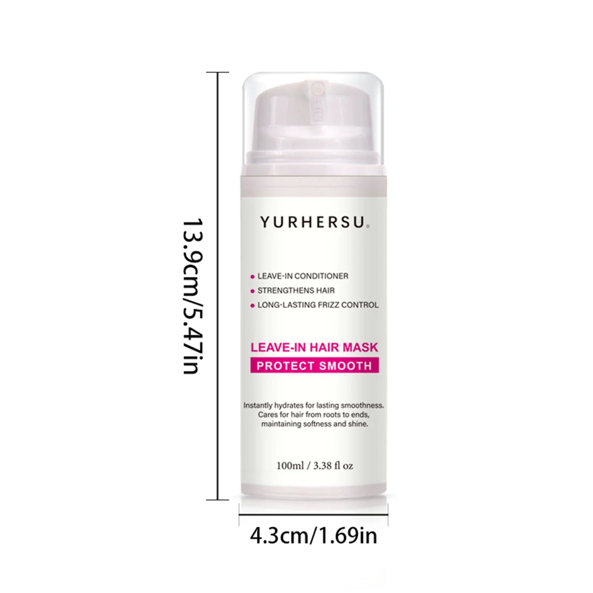 YURHERSU No-Wash Hair Mask – Smooth, Lightweight & Non-Greasy
