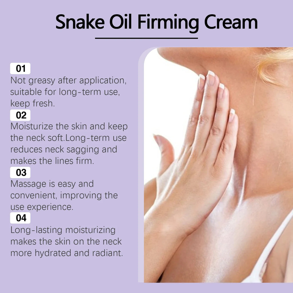 Hoygi Snake Oil Neck Cream Eliminate Double Chin Tightening Lifting