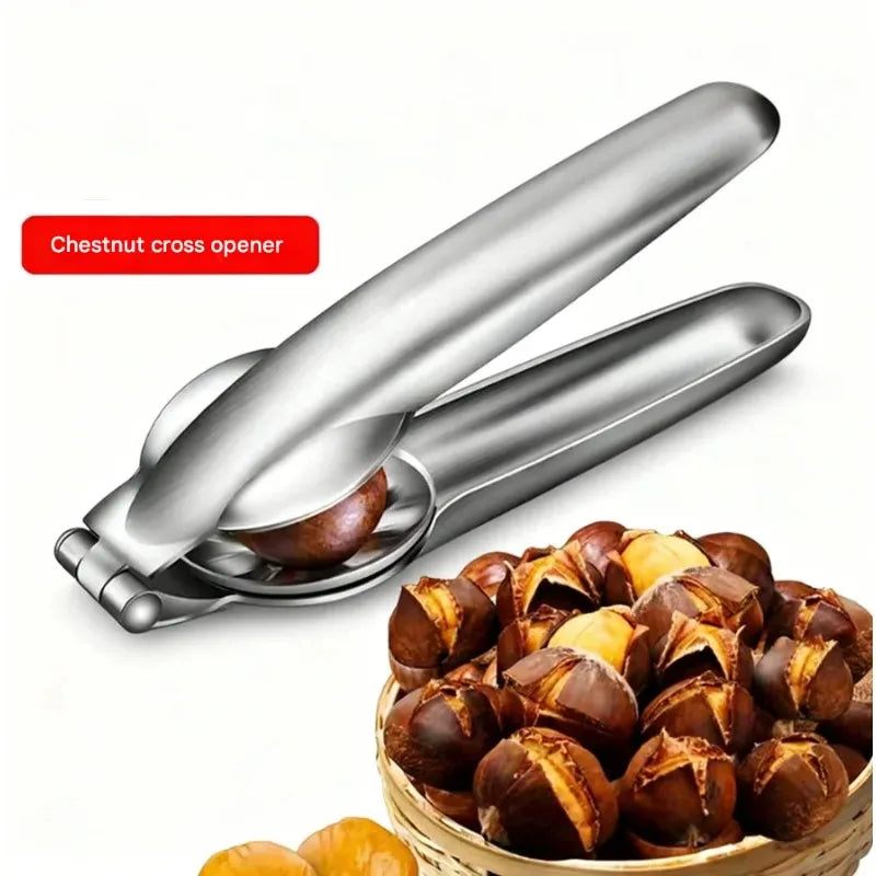 2-in-1 Stainless Steel Chestnut Opener & Nut Cutter Tool
