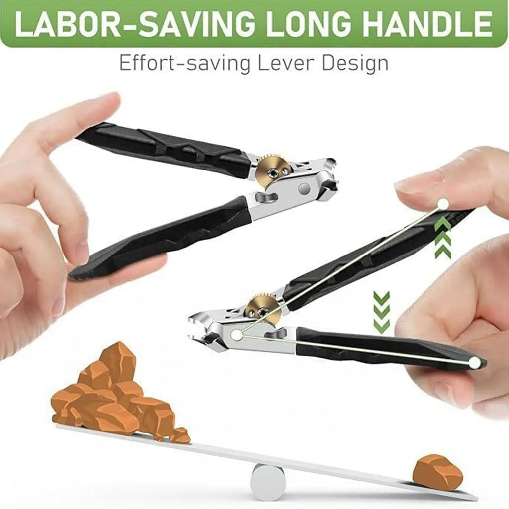 45° Slant Edge Nail Clipper | Wide Jaw Stainless Steel Trimmer