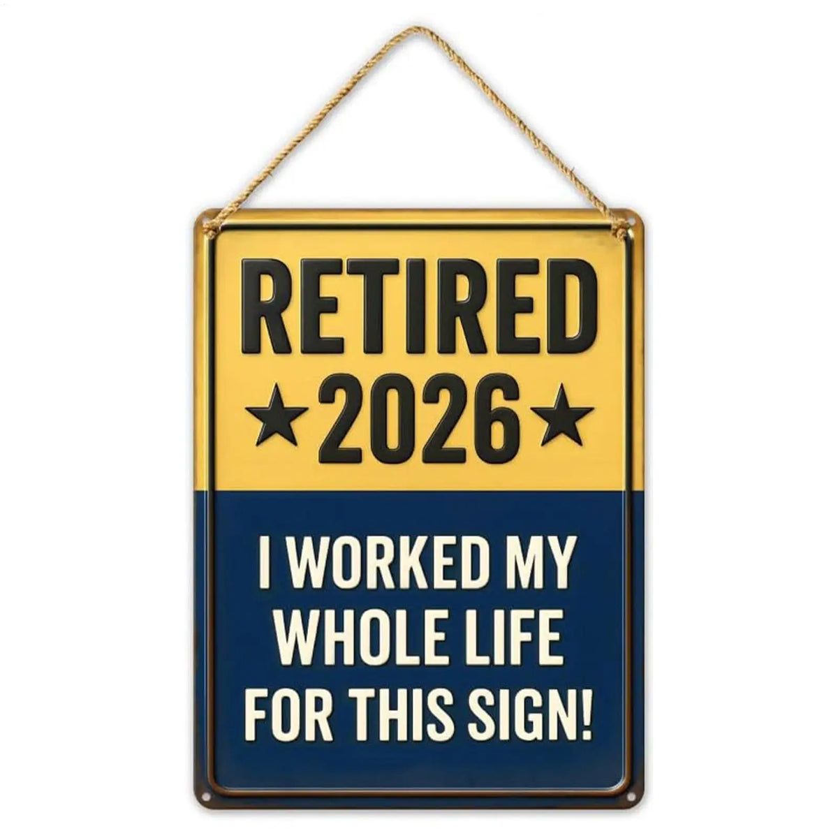 Retired Signs Men Women Bright Long Lasting Photo Prop Keepsake