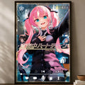 Midnight Heart Self-Stick HD Wall Art Poster – Waterproof