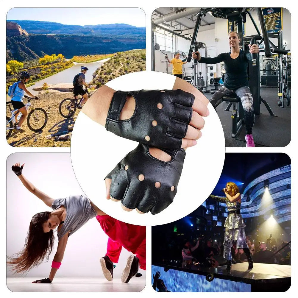 Punk Fingerless Gloves – Gothic Cosplay & Dance Accessory