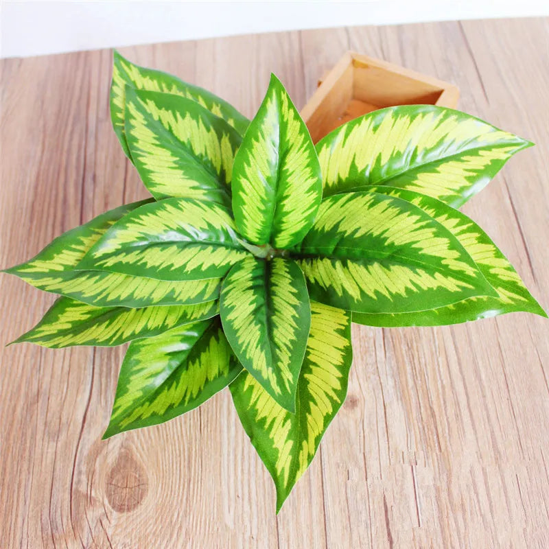 Artificial Silk Turtle Leaf | DIY Wall & Home Garden Decor
