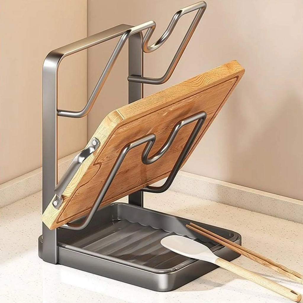 Pan Lid Organizers Inside Cabinet Cooking Utensil Holder Rest