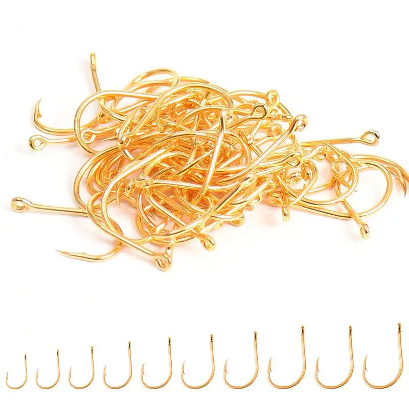 High-quality Fishing Hooks Carbon Steel Fishhooks Sharp Barbed Design