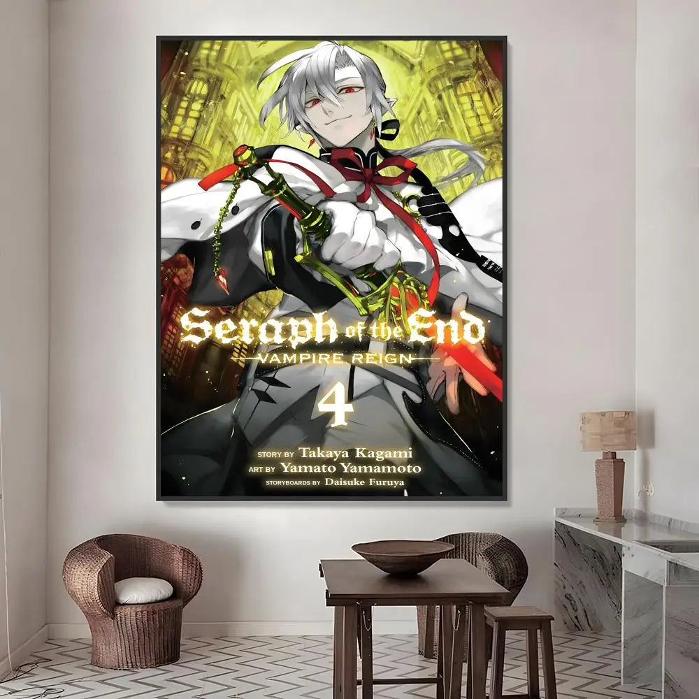 Seraph of the End Anime Poster – HD Waterproof Wall Stickers