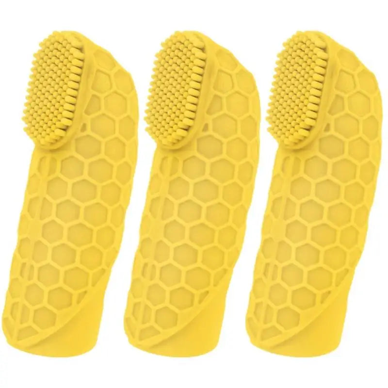 Silicone Pet Finger Toothbrush – Dog & Cat Dental Care 3-Pack
