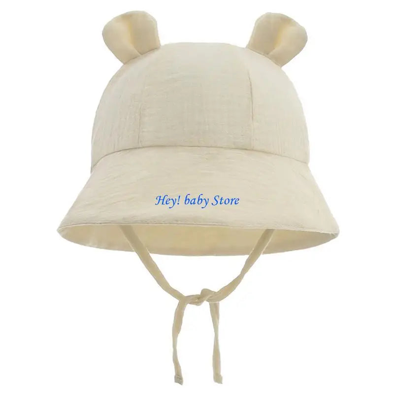 Baby Wide Brim Sun Hat | Soft Breathable UPF Bucket Cap 3–12M