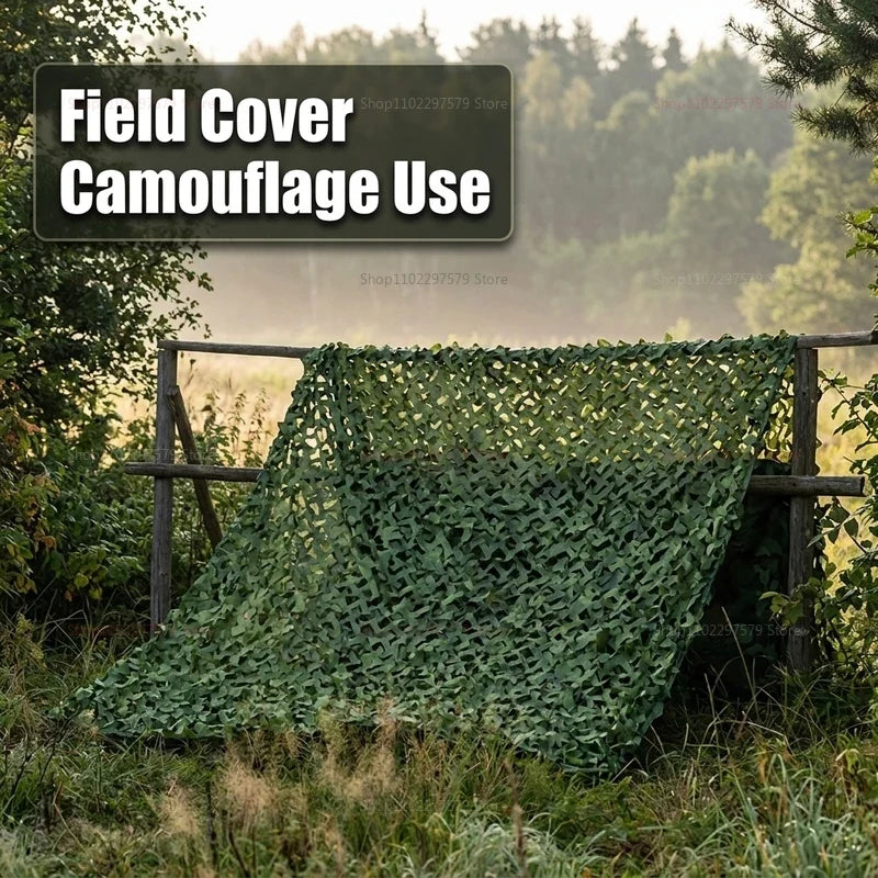 Tactical Woodland Camo Net 150x200cm | Hunting & Camping